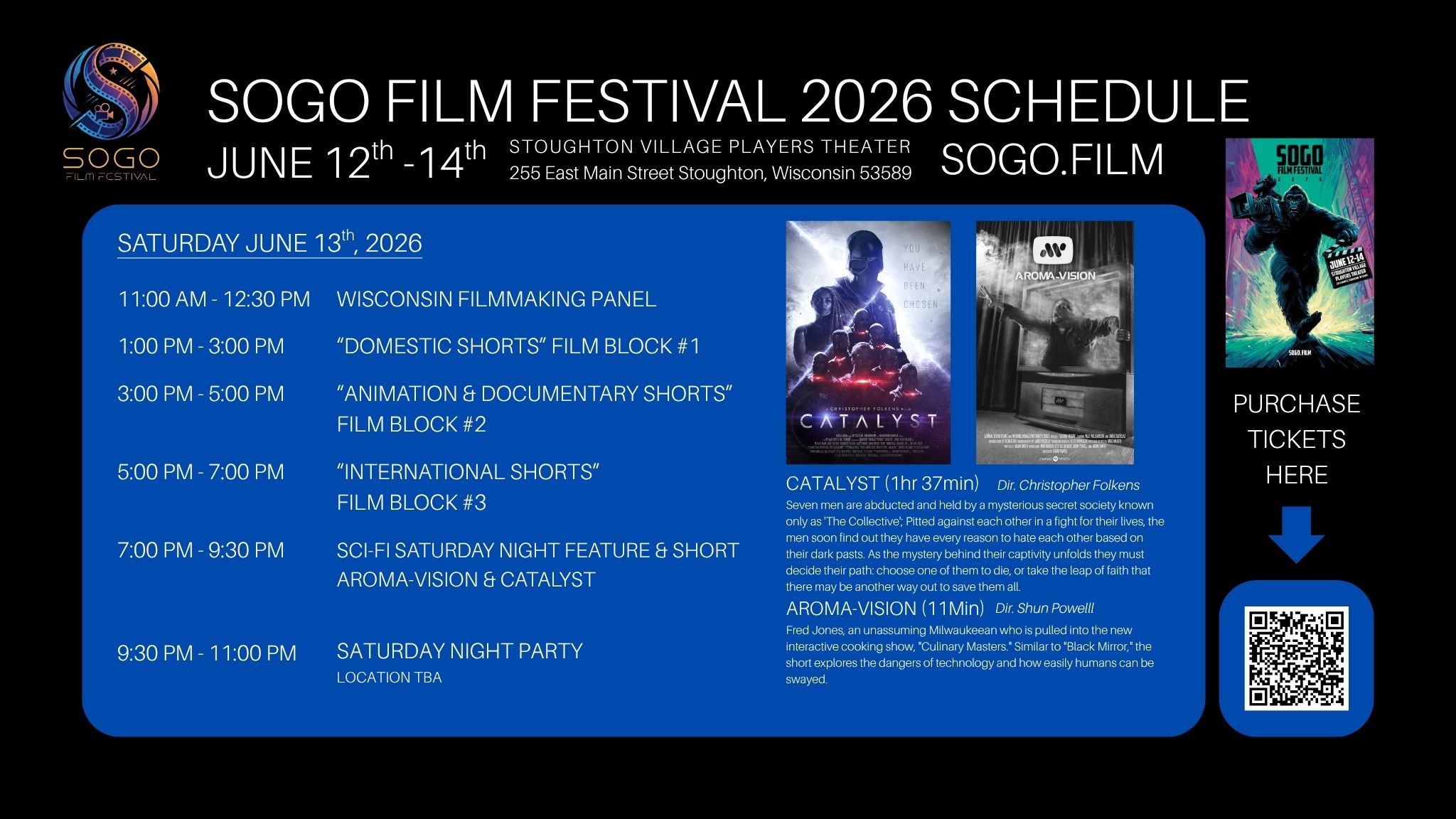 Saturday Schedule